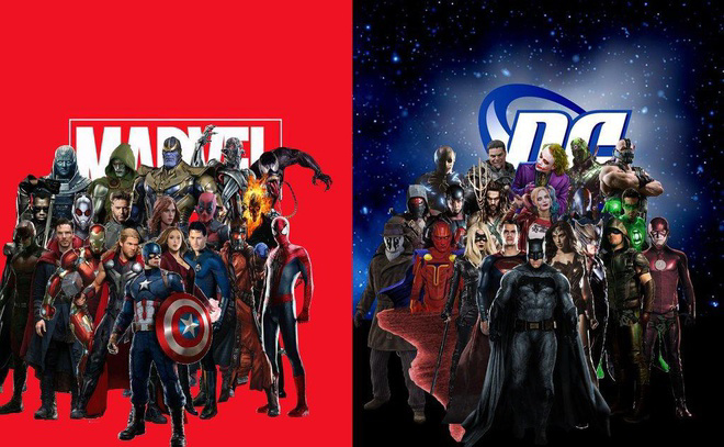 Mặt trận siêu anh hùng của Marvel và DC Comics