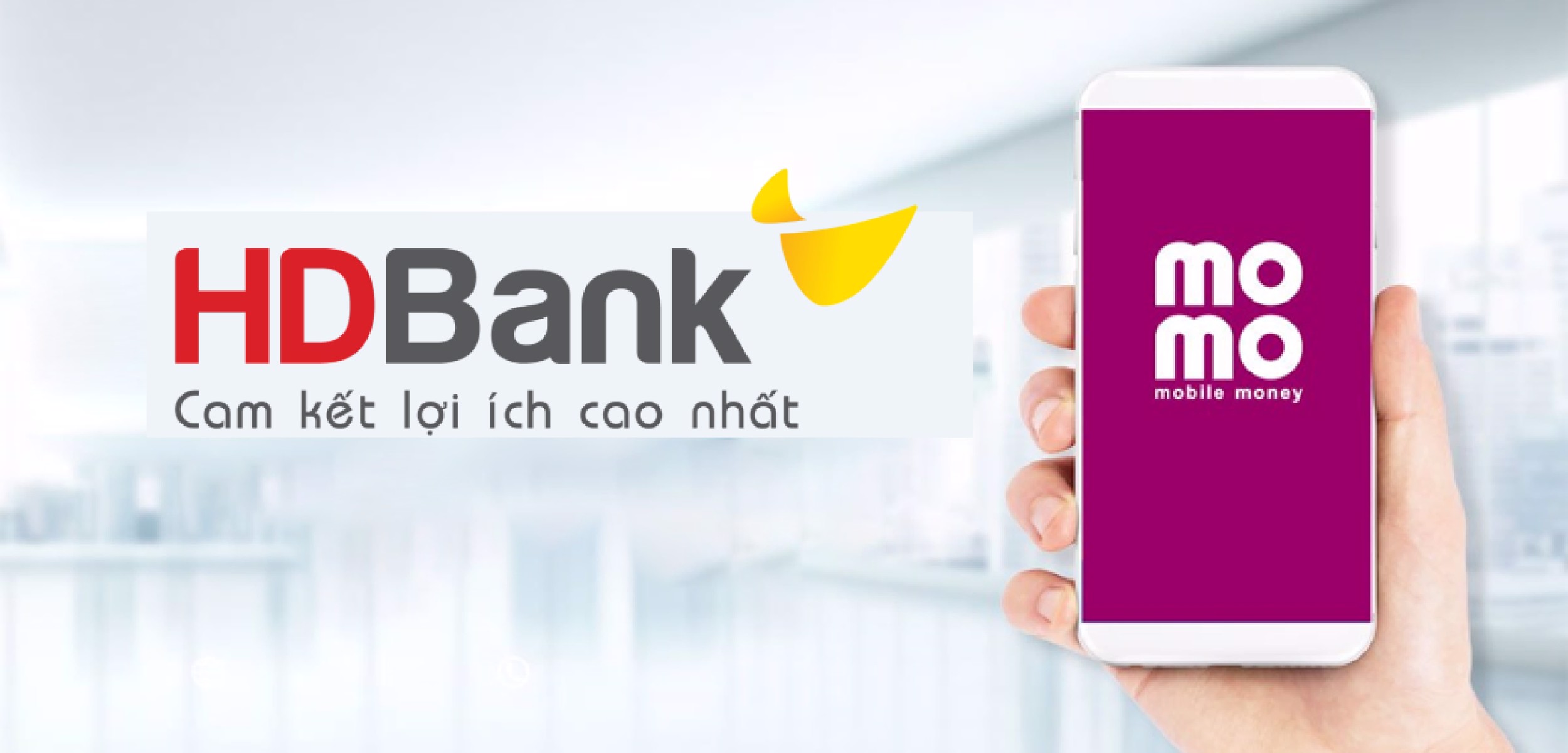 Hướng dẫn liên kết Ví MoMo với tài khoản ngân hàng HDBank