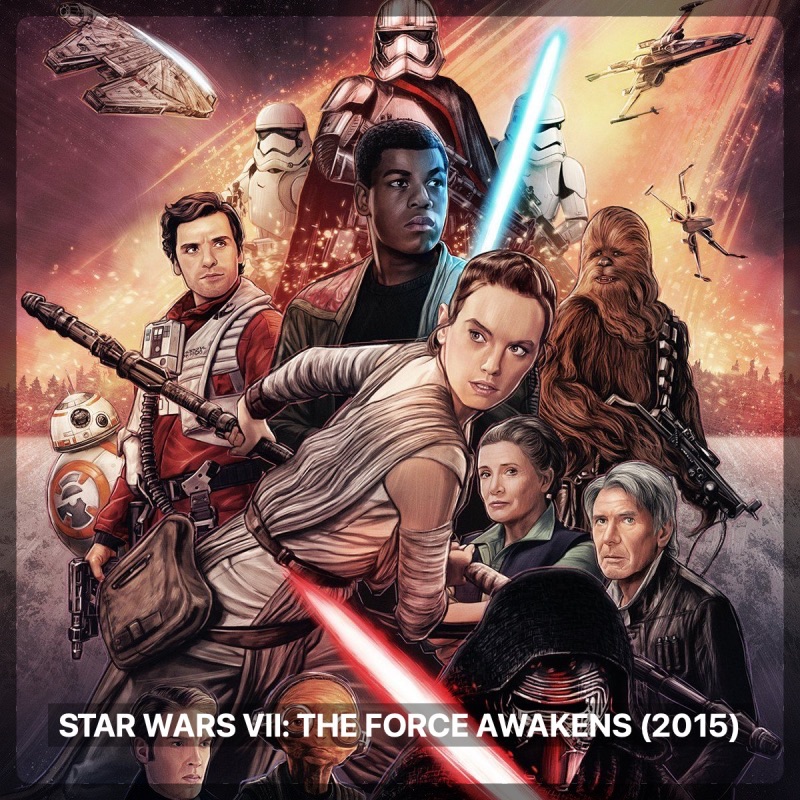 Poster gây mê đắm biết bao fan hâm mộ Star Wars vào năm 2015.