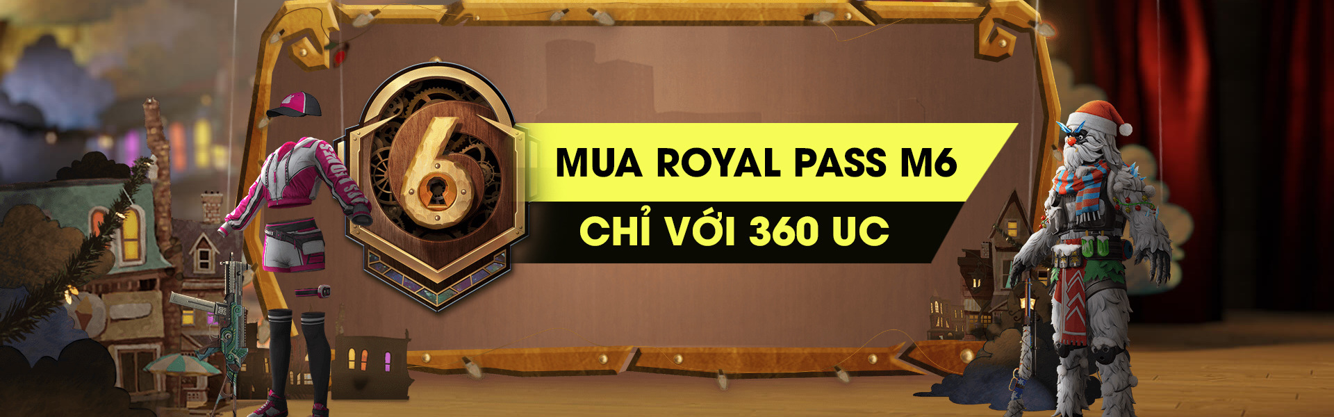 PUBG Mobile - Hướng dẫn mua Royal Pass M6 chỉ với 360 UC