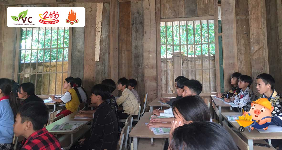Cùng Anh Chị Nuôi Dự án Nuôi Em góp Heo vàng xây mới điểm trường Pá Mỳ 1 - huyện Mường Nhé - tỉnh Điện Biên