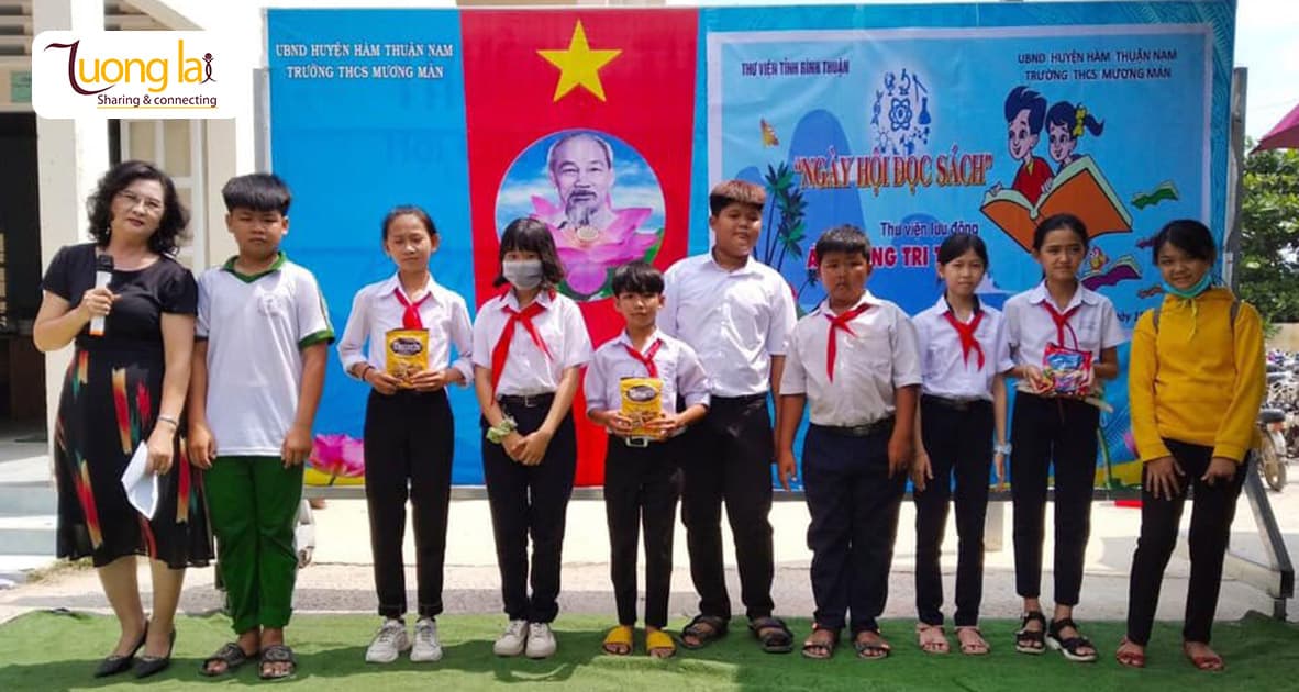 Cùng quyên góp tặng thư viện sách và tập huấn kỹ năng sống cho học sinh có hoàn cảnh khó khăn tại trường THCS Mương Mán, Bình Thuận