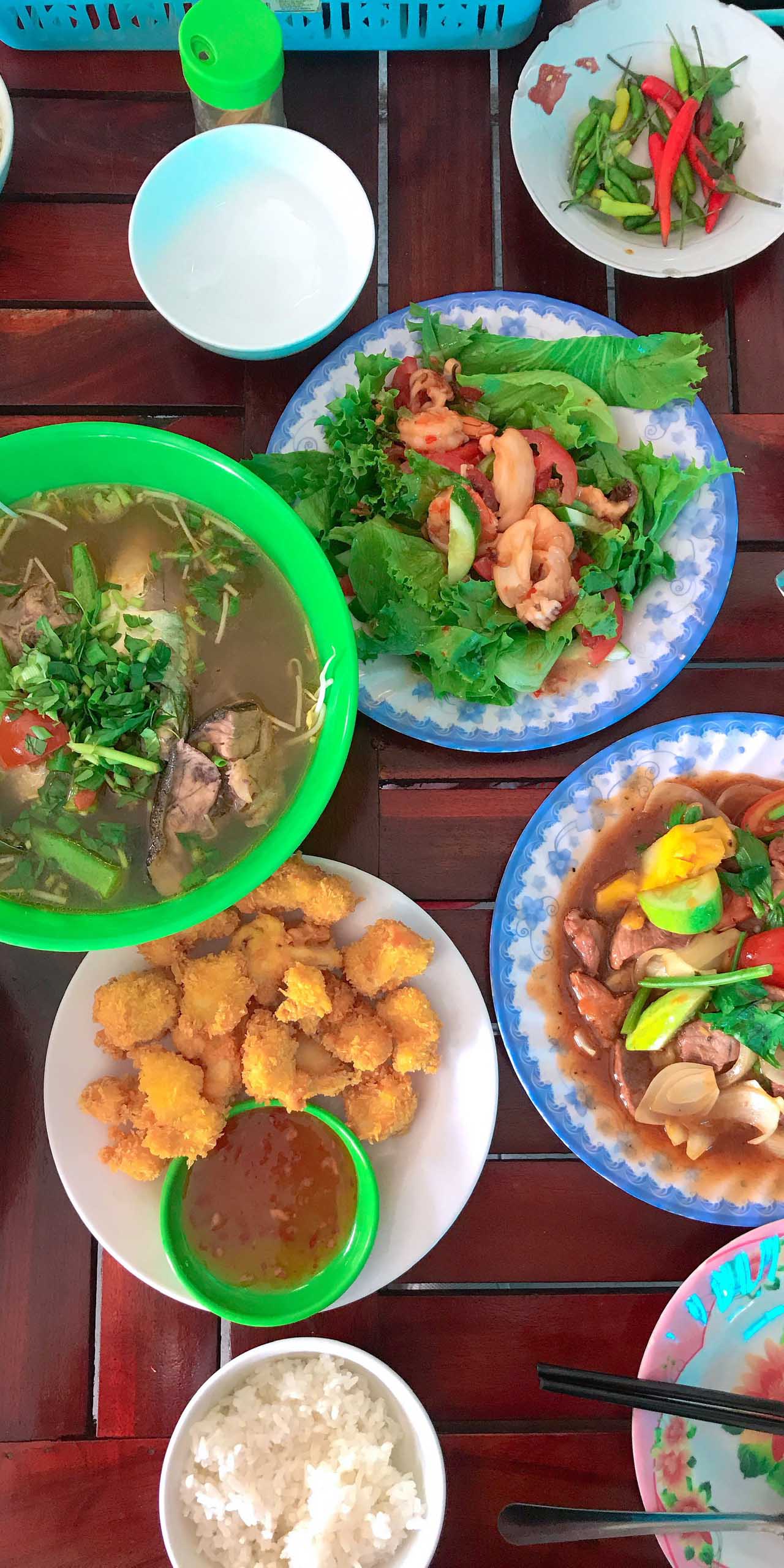 Ăn trưa tại Mũi Né, Phan Thiết