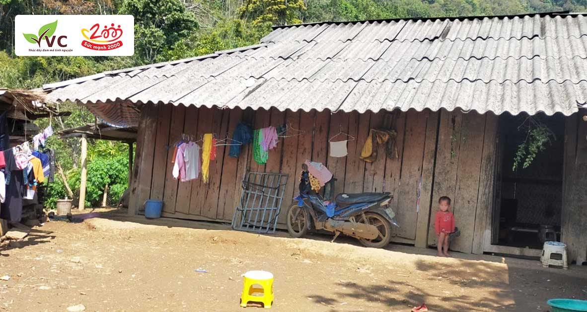 Chung tay xây Nhà Hạnh Phúc cho em Sùng A Dỉ ở Bản sin Chải, Xã Hoàng Thèn, huyện Phong Thổ - Lai Châu
