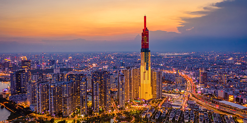 Landmark 81 - tòa nhà chọc trời cao nhất Việt Nam.