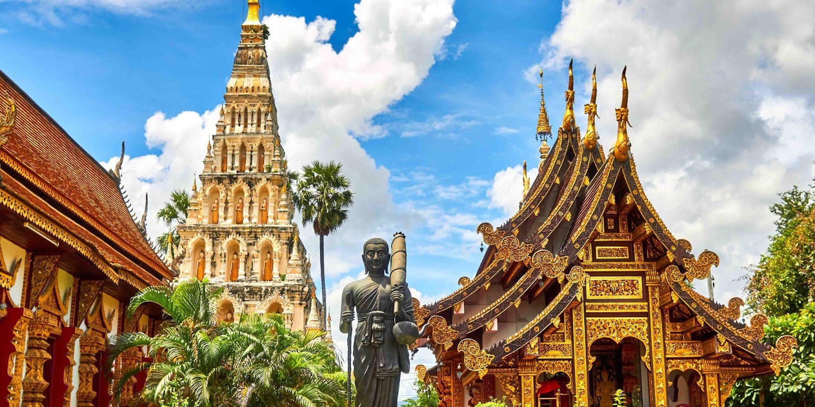 Chiang Rai nổi tiếng với các đền thờ