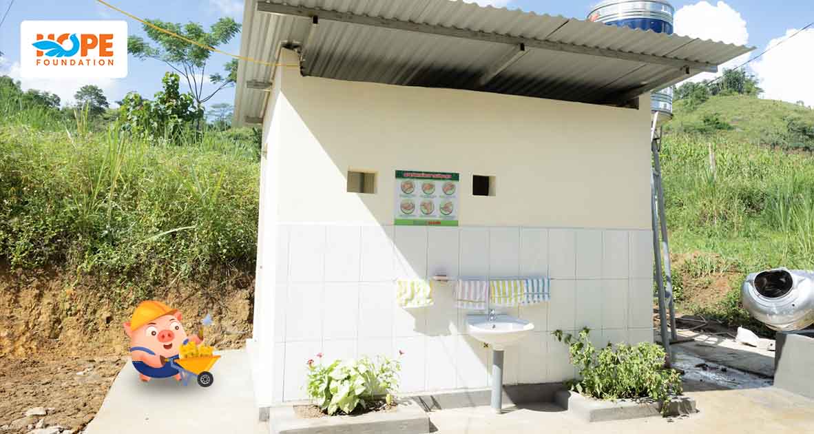 Góp Heo Vàng cùng Quỹ Hy Vọng xây mới nhà vệ sinh cho học sinh huyện Mường Nhé, tỉnh Điện Biên