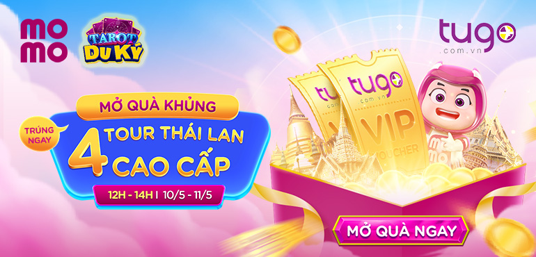 Quà xịn sò: Tham gia “Tarot Du Ký”, chớp tour du lịch Thái Lan cao cấp từ Tugo!