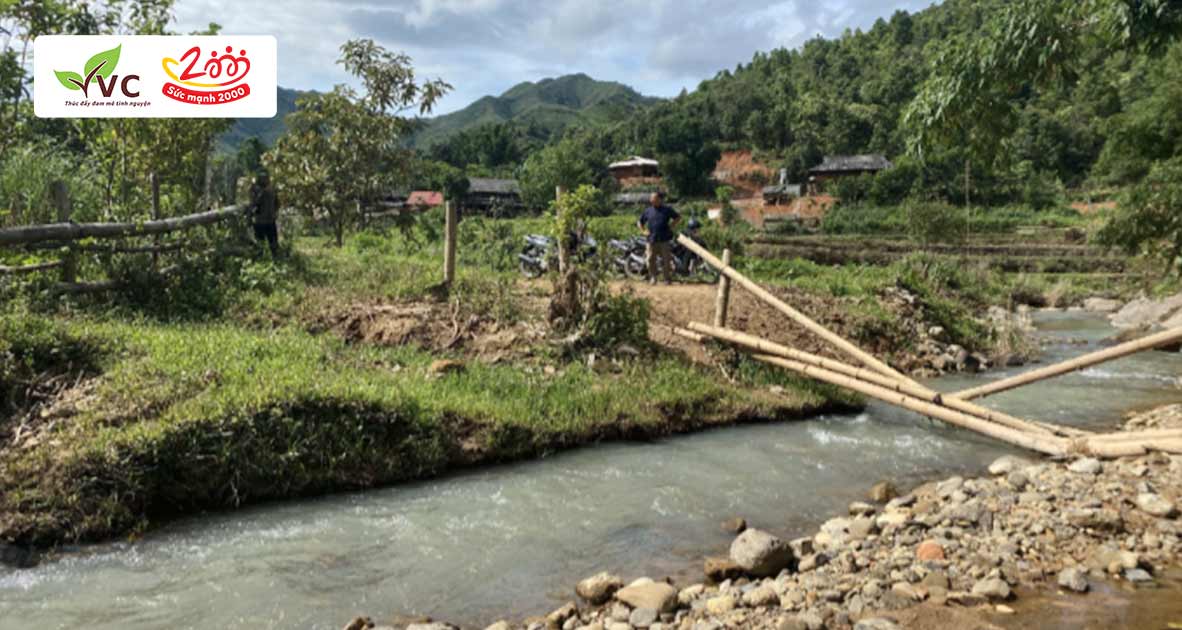 Chung tay xây cầu mới an toàn kiên cố cho người dân bản Háng Rống, xã Pu Nhi, huyện Điện Biên Đông, tỉnh Điện Biên